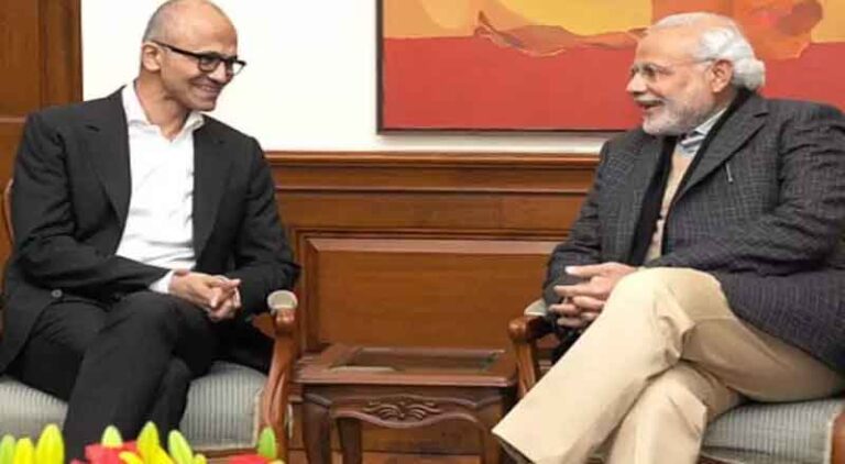 PM-Modi-Meets-Microsoft-CEO